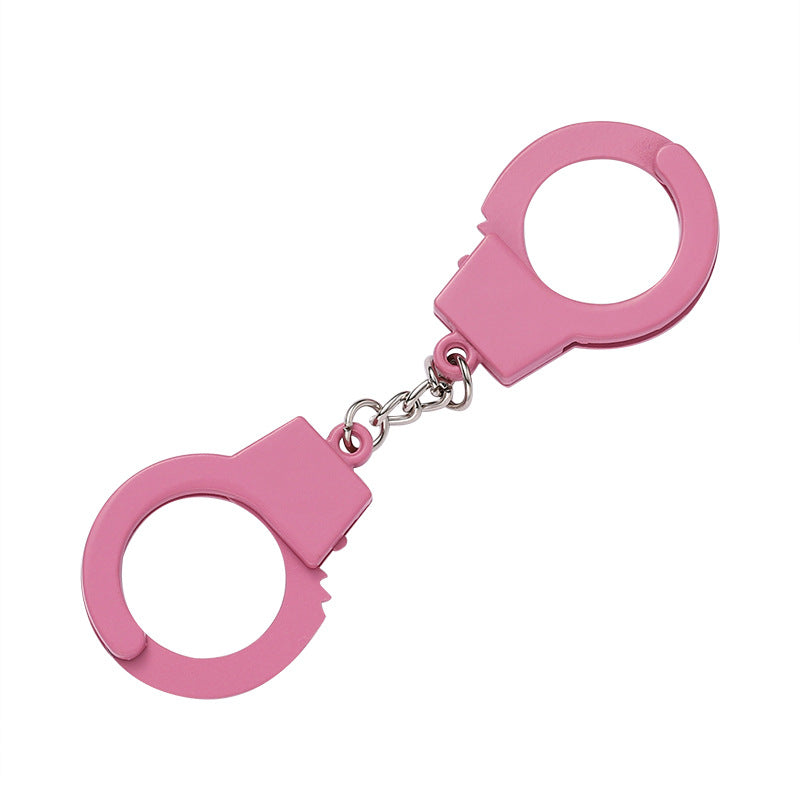 Wholesale Metal Simulation Handcuffs Keychain